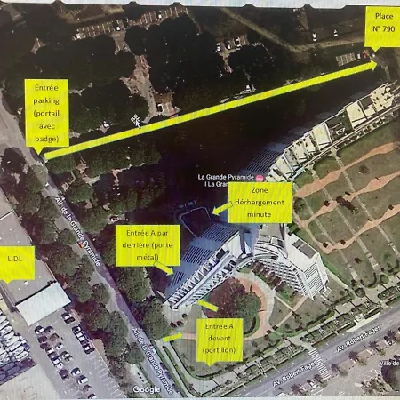 Apartment Reve Bleu Pyramide Vue Port Hyper Centre Wifi Parking Prive Gratuit *